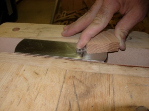 Flattening with a block plane